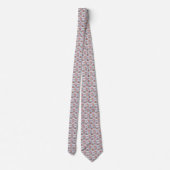 Pink Christmas Neck Tie Krawatte (Rückseite)