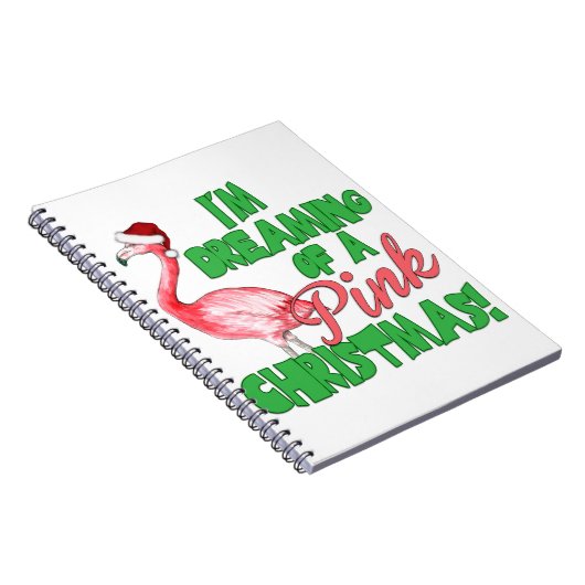 Pink Christmas Notizblock (Rechte Seite)