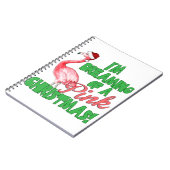 Pink Christmas Notizblock (Linke Seite)