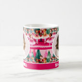 Pink Christmas Nutcracker Ballerina Kinder Foto Ta Kaffeetasse (Mittel)