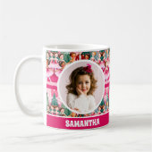 Pink Christmas Nutcracker Ballerina Kinder Foto Ta Kaffeetasse (Links)