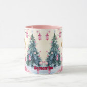 Pink Christmas Nutcracker Ballet & Ballerina Tasse (Zentrum)