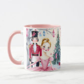 Pink Christmas Nutcracker Ballet & Ballerina Tasse (Links)