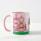 Pink Christmas Nutcracker Kinder Foto Heiße Schoko Tasse (Links)