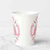 Pink Christmas Nutcracker Paper Cup Pappbecher (Rechts)