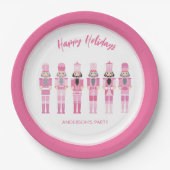 PINK CHRISTMAS NUTCRACKER PAPPTELLER (Vorderseite)