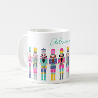 PINK CHRISTMAS NUTCRACKERS KAFFEETASSE