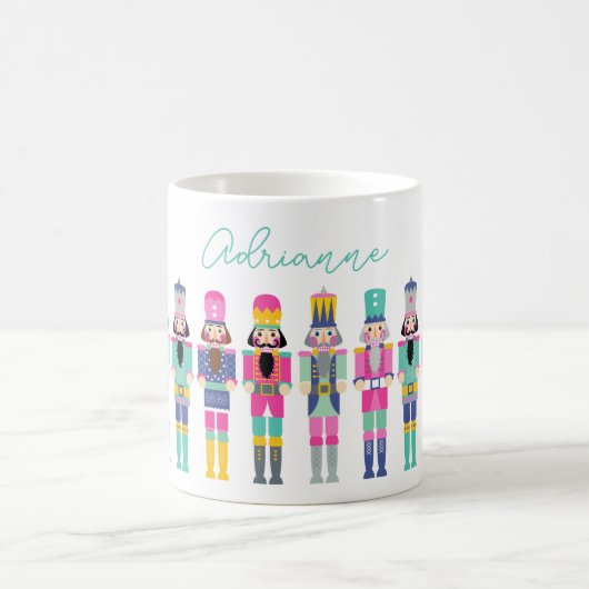 PINK CHRISTMAS NUTCRACKERS KAFFEETASSE (Mittel)