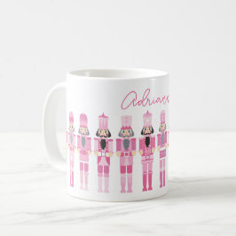 PINK CHRISTMAS NUTCRACKERS KAFFEETASSE