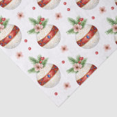 Pink Christmas Ornament Seidenpapier (Detail)