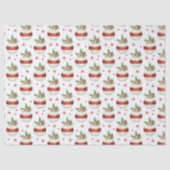 Pink Christmas Ornament Seidenpapier (Vorderseite)