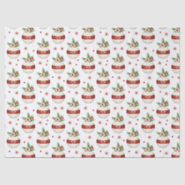 Pink Christmas Ornament Seidenpapier