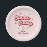 Pink Christmas Santa Baby Babydusche Pappteller<br><div class="desc">Mit diesen Pink Weihnachts-Baby-Baby-Dusche-Tellern aus dem Weihnachtsmann-Baby-Duschpapier verleihen Sie Ihrem Babyduschthema einen festlichen Charme. Diese Teller sind perfekt für eine Babydusche mit dem Thema Rosa. Sie sind ein Muss für eine Weihnachtsdusche. Entdecken Sie die pinkfarbene Weihnachtsdusche und feiern Sie mit diesen hübschen Tellern, die sich ideal für ein Weihnachtsmädchen zum...</div>