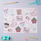 Pink Christmas Seidenpapier (Basteln)