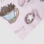 Pink Christmas Seidenpapier (Detail)