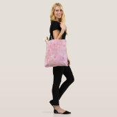 Pink Christmas Snowflakes Boho Pattern Tasche (Am Model)
