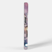 Pink Christmas Snowman Tough Case-Mate iPhone Hülle (Rückseite / Rechts)