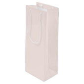 Pink Christmas Solid Color Geschenktüte Für Weinflaschen (Vorderseite Schrägansicht)