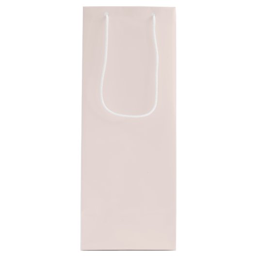 Pink Christmas Solid Color Geschenktüte Für Weinflaschen (Vorderseite)