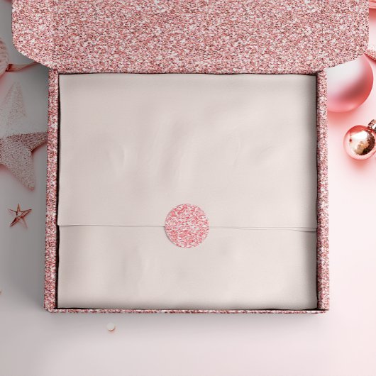 Pink Christmas Solid Color Seidenpapier