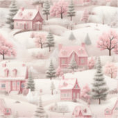 Pink Christmas sticker (Vorderseite)