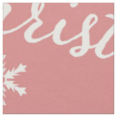 Pink Christmas Stoff (Nahaufnahme)