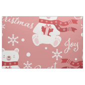 Pink Christmas Stoff (Fat Quarter (45,7 x 55,9 cm))