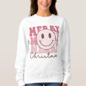Pink Christmas Sweatshirt (Vorderseite)