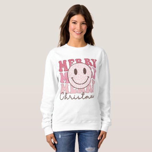 Pink Christmas Sweatshirt (Vorne ganz)