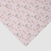 Pink Christmas Tissue paper Seidenpapier (Ausschnitt)