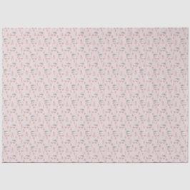Pink Christmas Tissue paper Seidenpapier