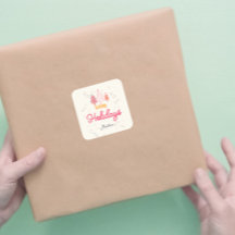 Pink Christmas tree boho