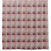 **PINK CHRISTMAS TREE** CHRISTMAS SHOWER CURTAT DUSCHVORHANG (Vorderseite)