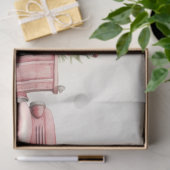 Pink Christmas Tree Farm Truck Seidenpapier (Geschenk)