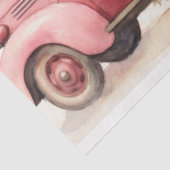 Pink Christmas Tree Farm Truck Seidenpapier (Ausschnitt)