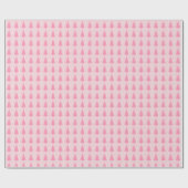 Pink Christmas Trees - Modern Holiday Pattern Geschenkpapier (Flach)