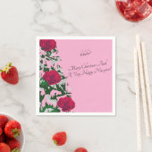 PINK CHRISTMAS TREM SERVIETTE (Beispiel)