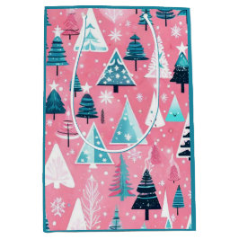 Pink Christmases Mittlere Geschenktüte