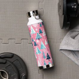 Pink Christmases Trinkflasche