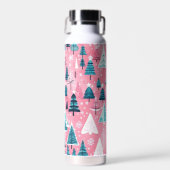 Pink Christmases Trinkflasche (Vorne)