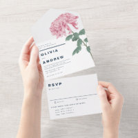 Pink Chrysanthemum Botanische Hochzeit