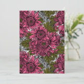 Pink chrysanthemum flowers (Stehend Vorderseite)