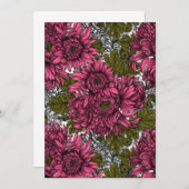 Pink chrysanthemum flowers (Vorne/Hinten)