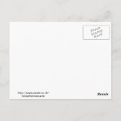 Pink CHRYSANTHEMUM Postkarte (Rückseite)