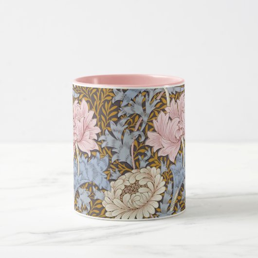 Pink Chrysanthemum William Morris Tasse (Zentrum)