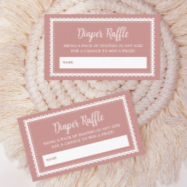 Pink Cielito Lindo Baby Duschkabine Windelwindeln Begleitkarte