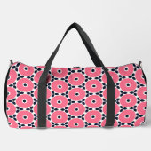 Pink Circles Pattern Drehkissen Duffle Bag (Vorderseite)