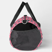 Pink Circles Pattern Drehkissen Duffle Bag (Rechts)