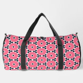 Pink Circles Pattern Drehkissen Duffle Bag (Rückseite)
