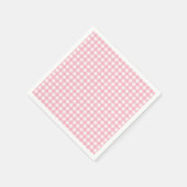 Pink Classic Buffalo Kariert Napkins Serviette (Ecke)
